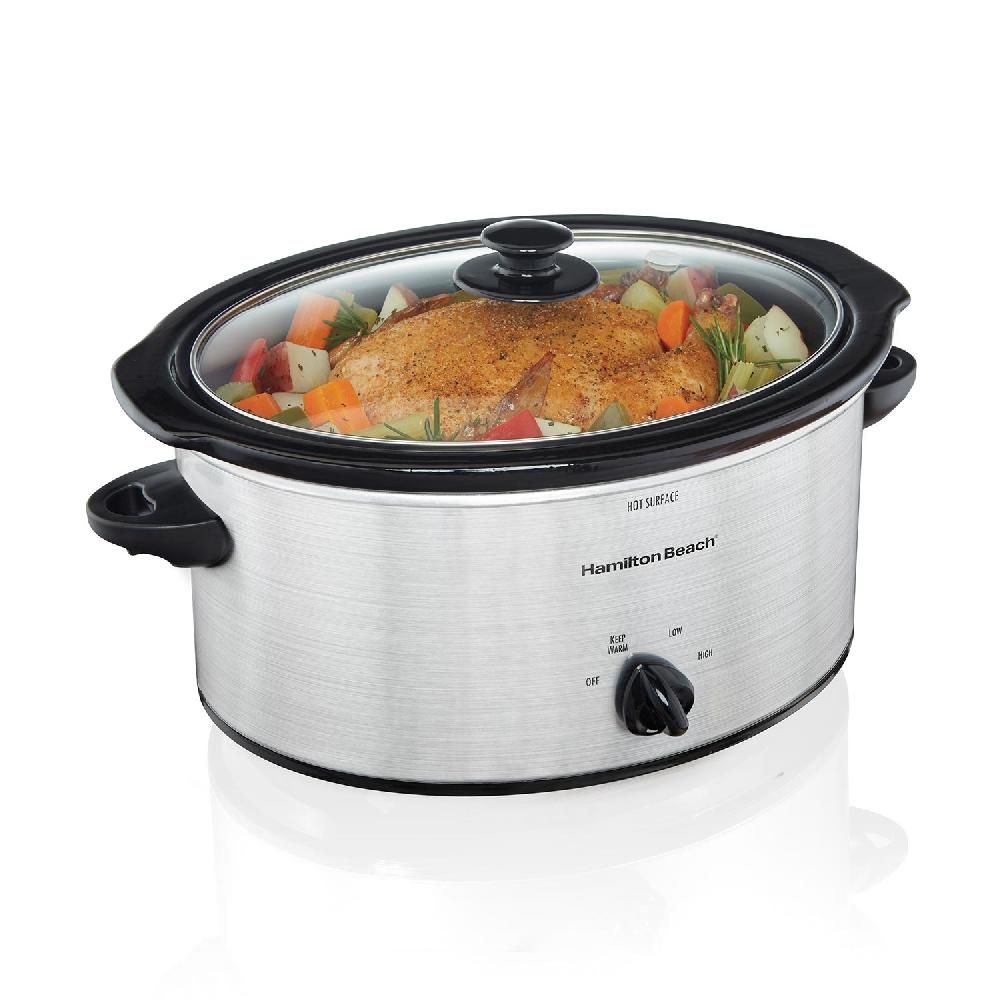 hamilton beach 5 Quart Slow Cooker Silver