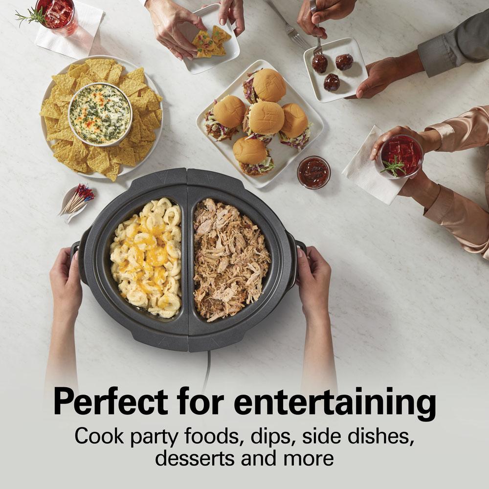 Hamilton Beach 6 Quart Double-Dish Slow Cooker