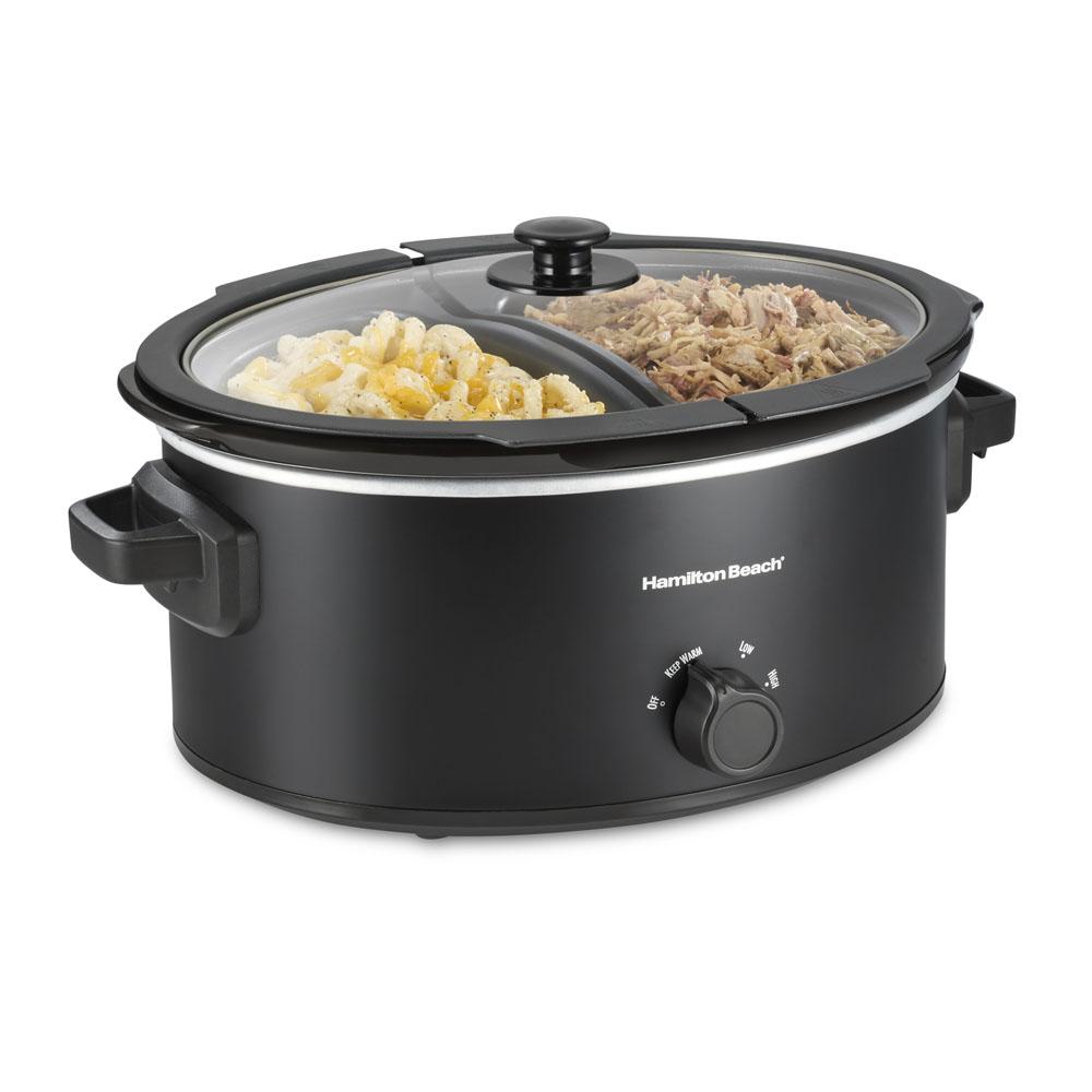 hamilton beach 6 Quart Double-Dish Slow Cooker