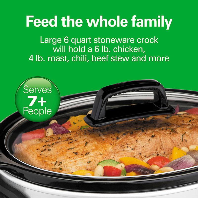 Hamilton Beach 6 Quart Oval Slow Cooker