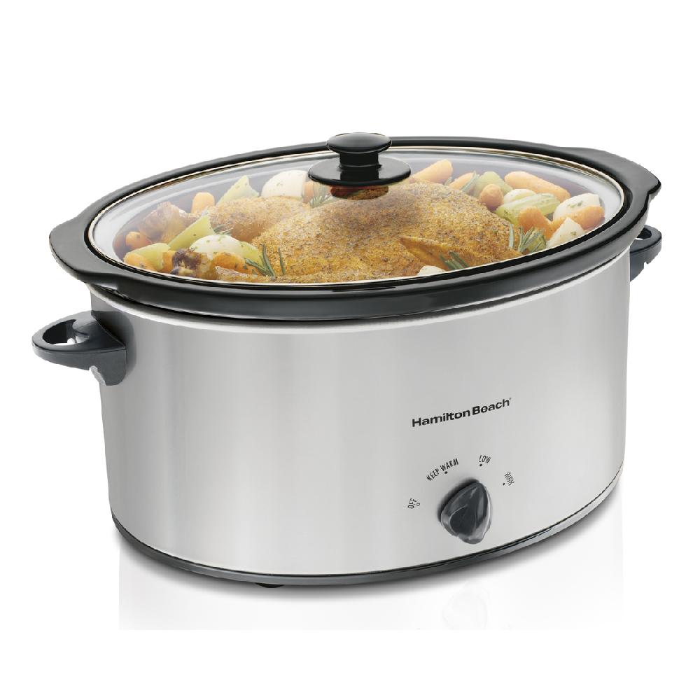 hamilton beach 6 Quart Slow Cooker Chrome