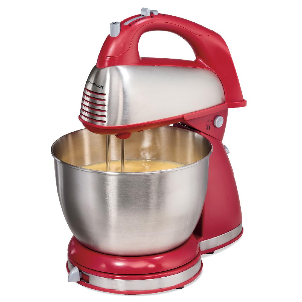 hamilton beach 6 Speed Classic Stand Mixer Red