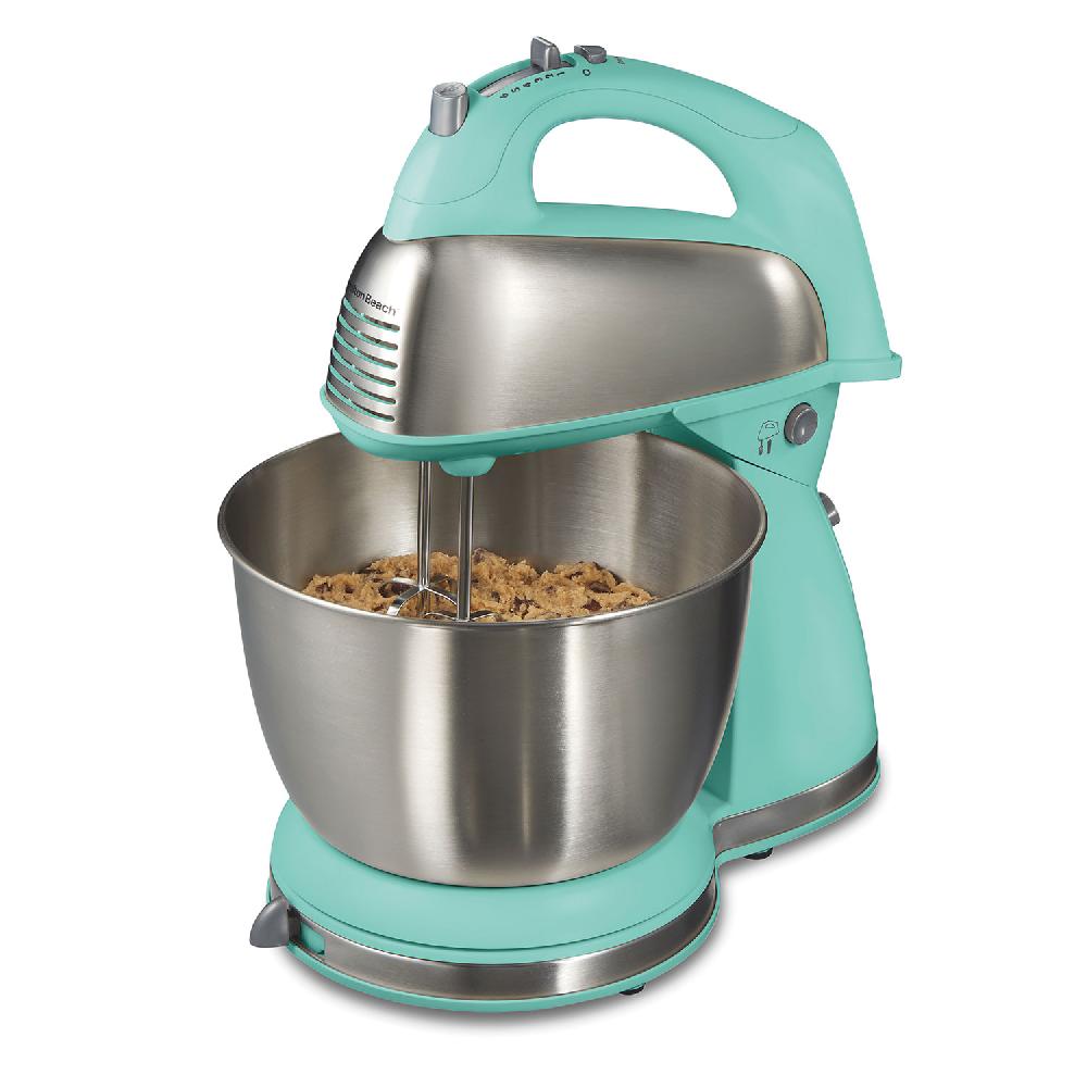 hamilton beach 6 Speed Stand Mixer Aqua Blue