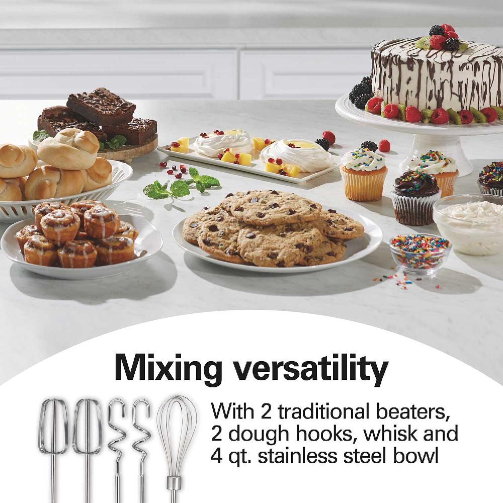 Hamilton Beach 6 Speed Stand Mixer White