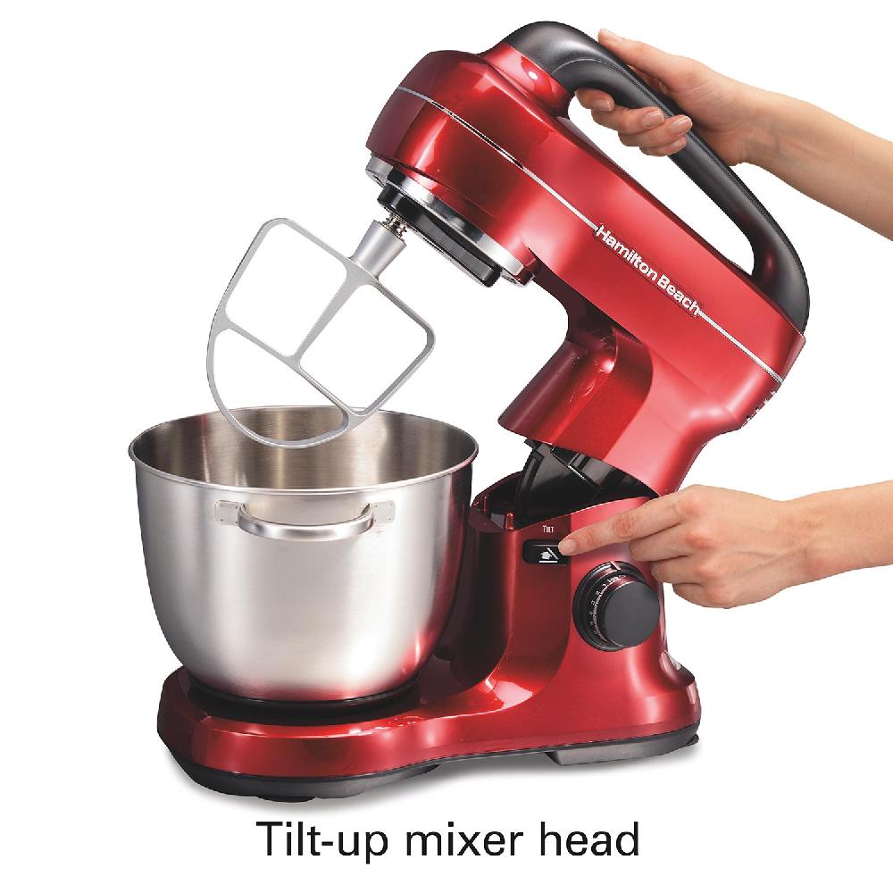 Hamilton Beach 7 Speed Stand Mixer 4 Quart Red