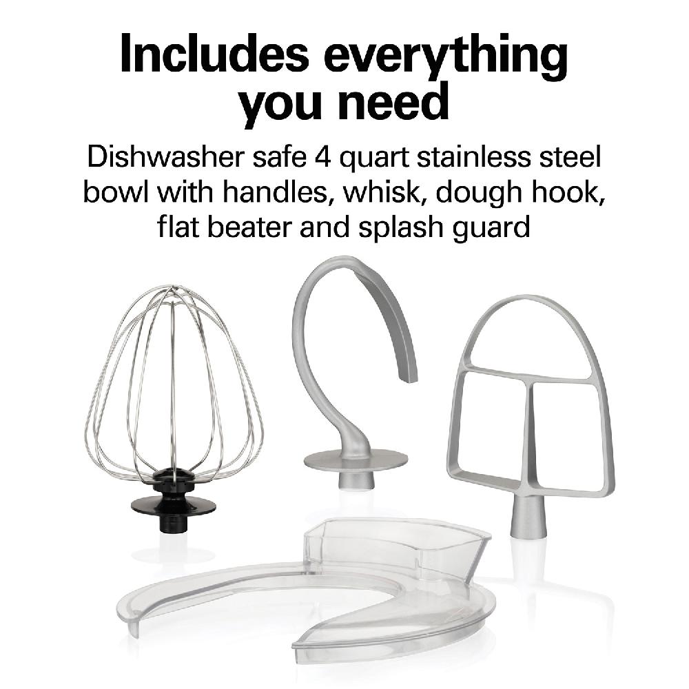 Hamilton Beach 7 Speed Stand Mixer 4 Quart Rose