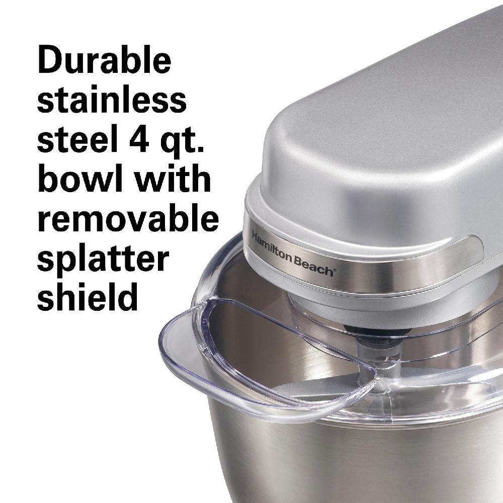 Hamilton Beach 7 Speed Stand Mixer 4 Quart Silver