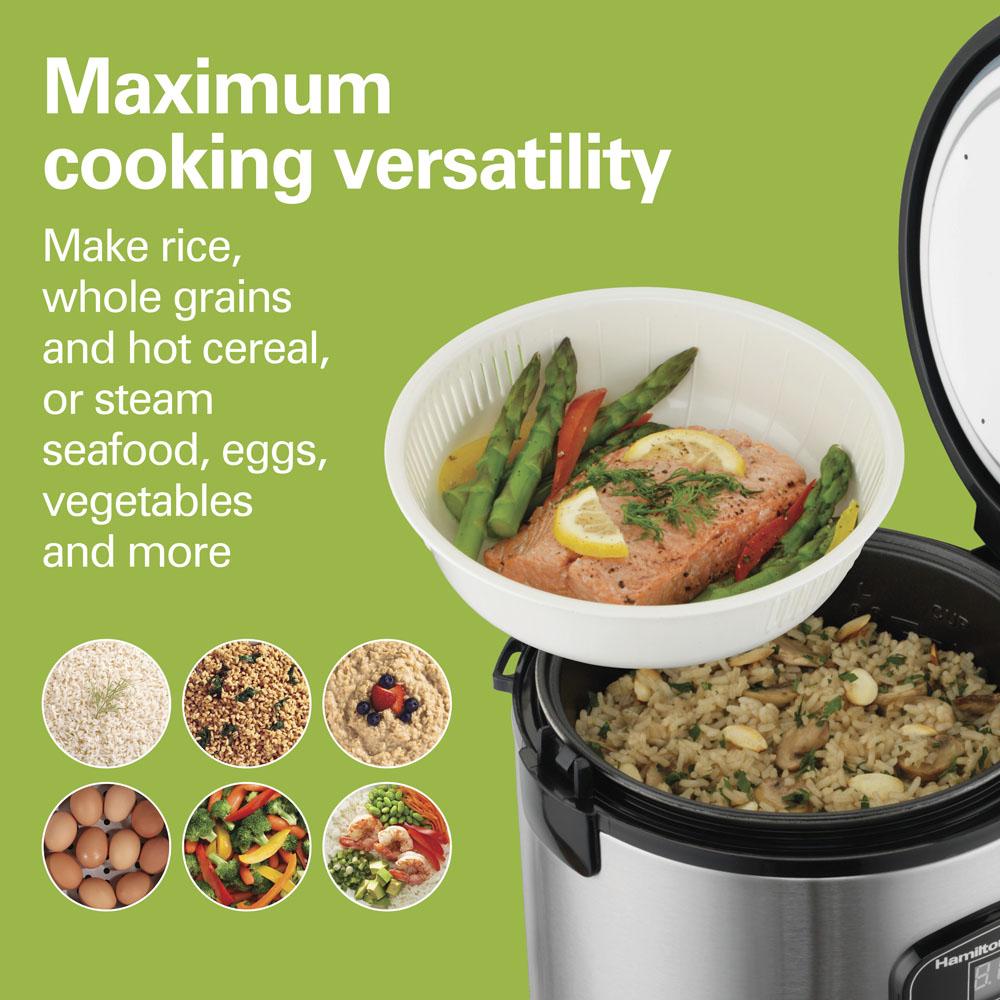 Hamilton Beach 8 Cup Rice Cooker And Steamer