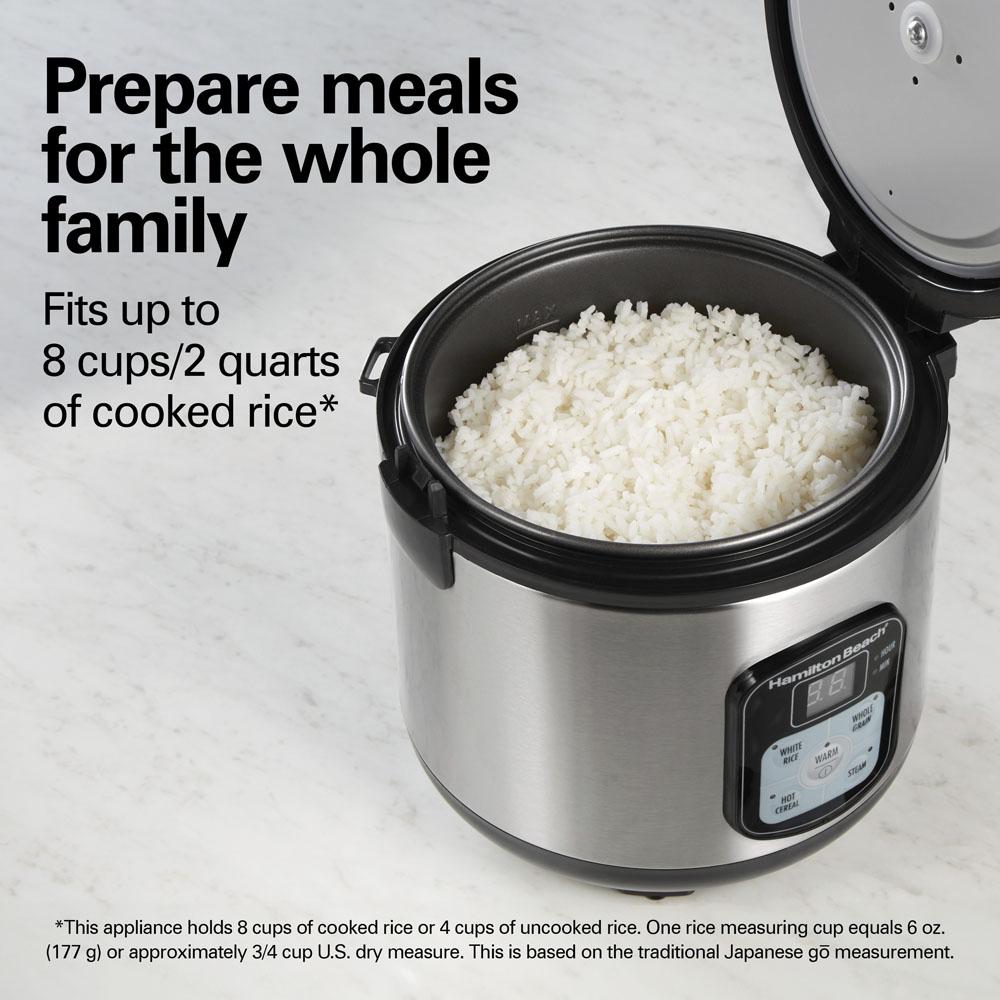 Hamilton Beach 8 Cup Rice Cooker And Steamer