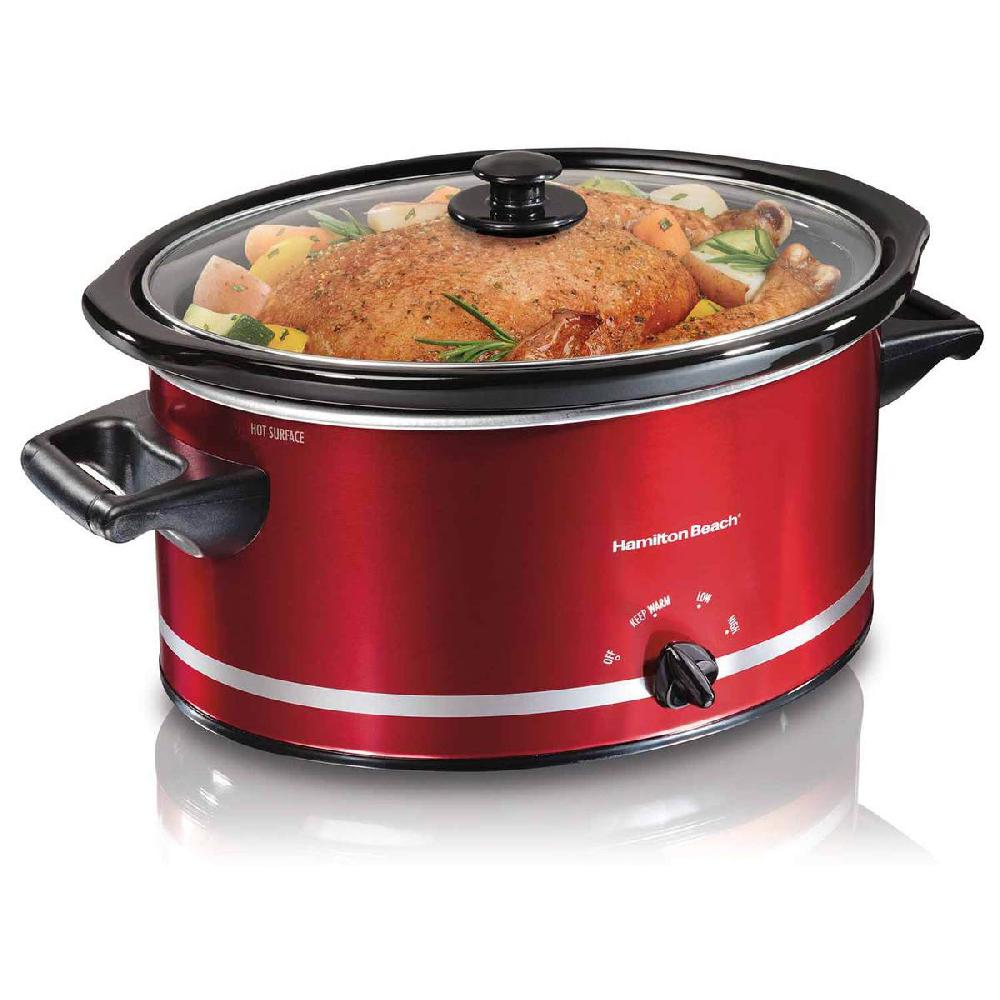 hamilton beach 8 Quart Slow Cooker Red