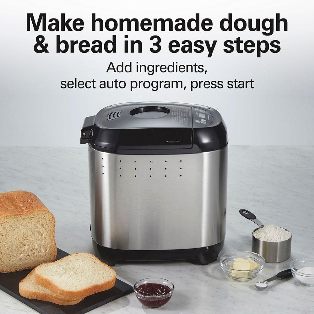 Hamilton Beach Artisan Dough & Bread Maker Black