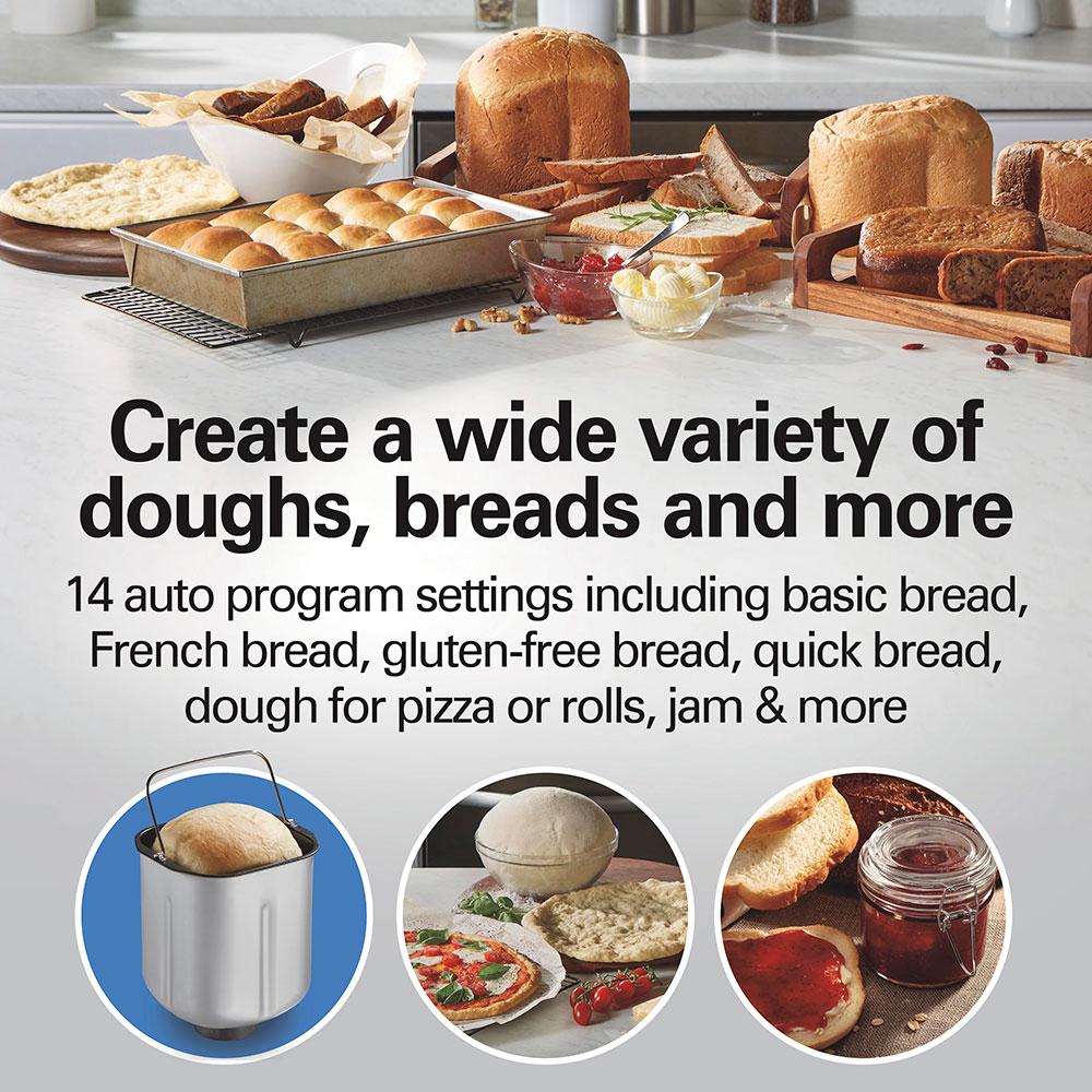 Hamilton Beach Artisan Dough & Bread Maker Black