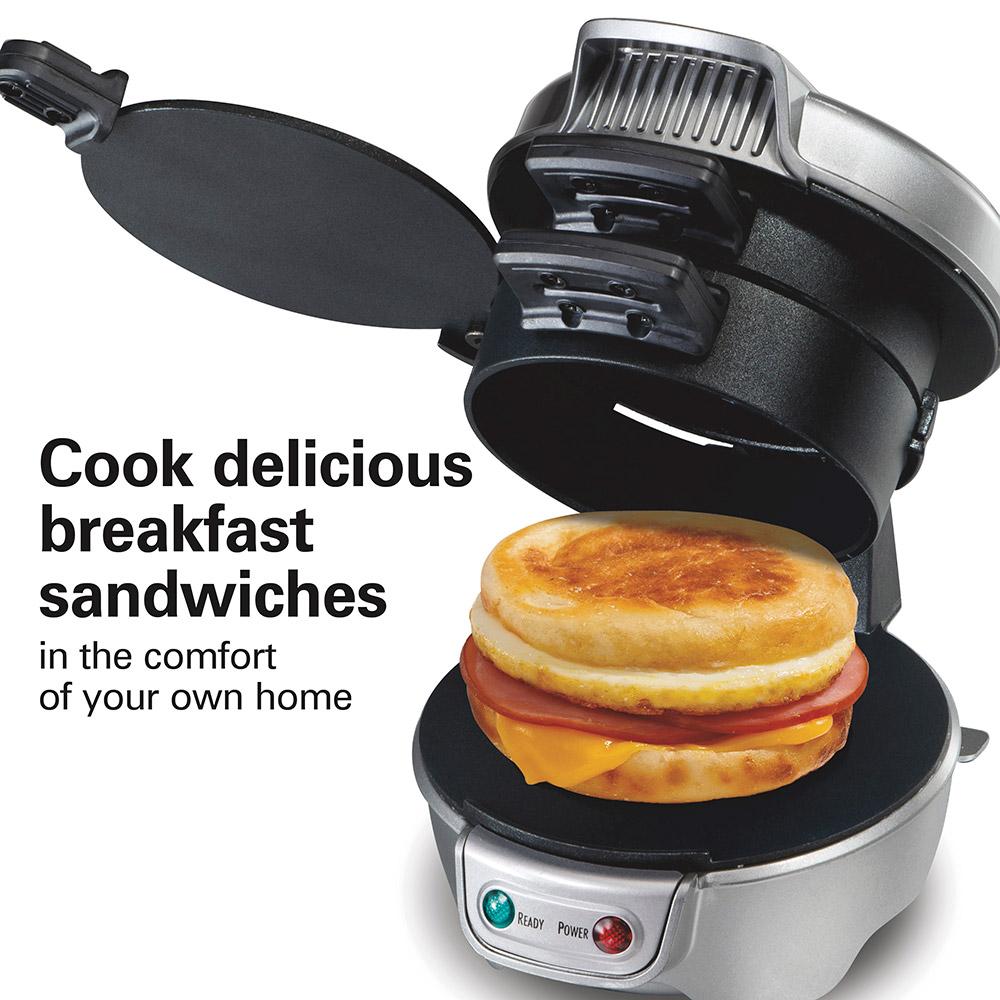 Hamilton Beach Breakfast Sandwich Maker Gray
