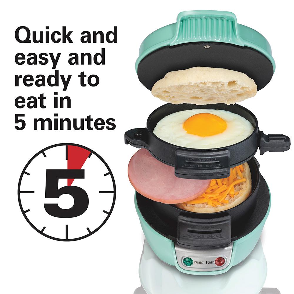 Hamilton Beach Breakfast Sandwich Maker Mint
