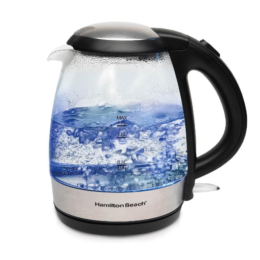 hamilton beach Compact 1.2 Liter Glass Kettle