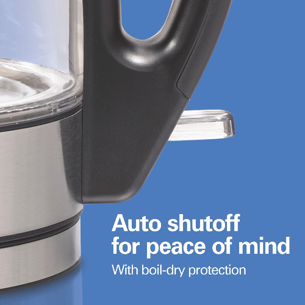 Hamilton Beach Compact 1 Liter Glass Kettle