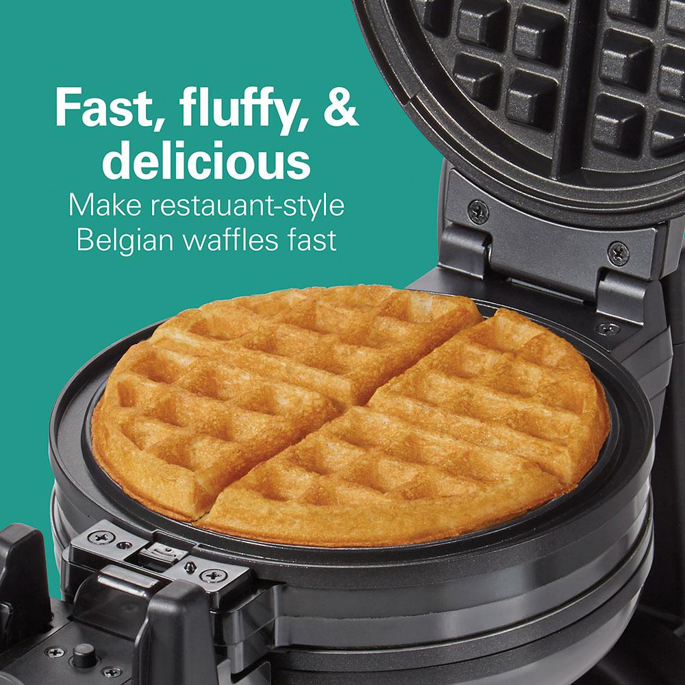 Hamilton Beach Double Belgian Waffle Maker
