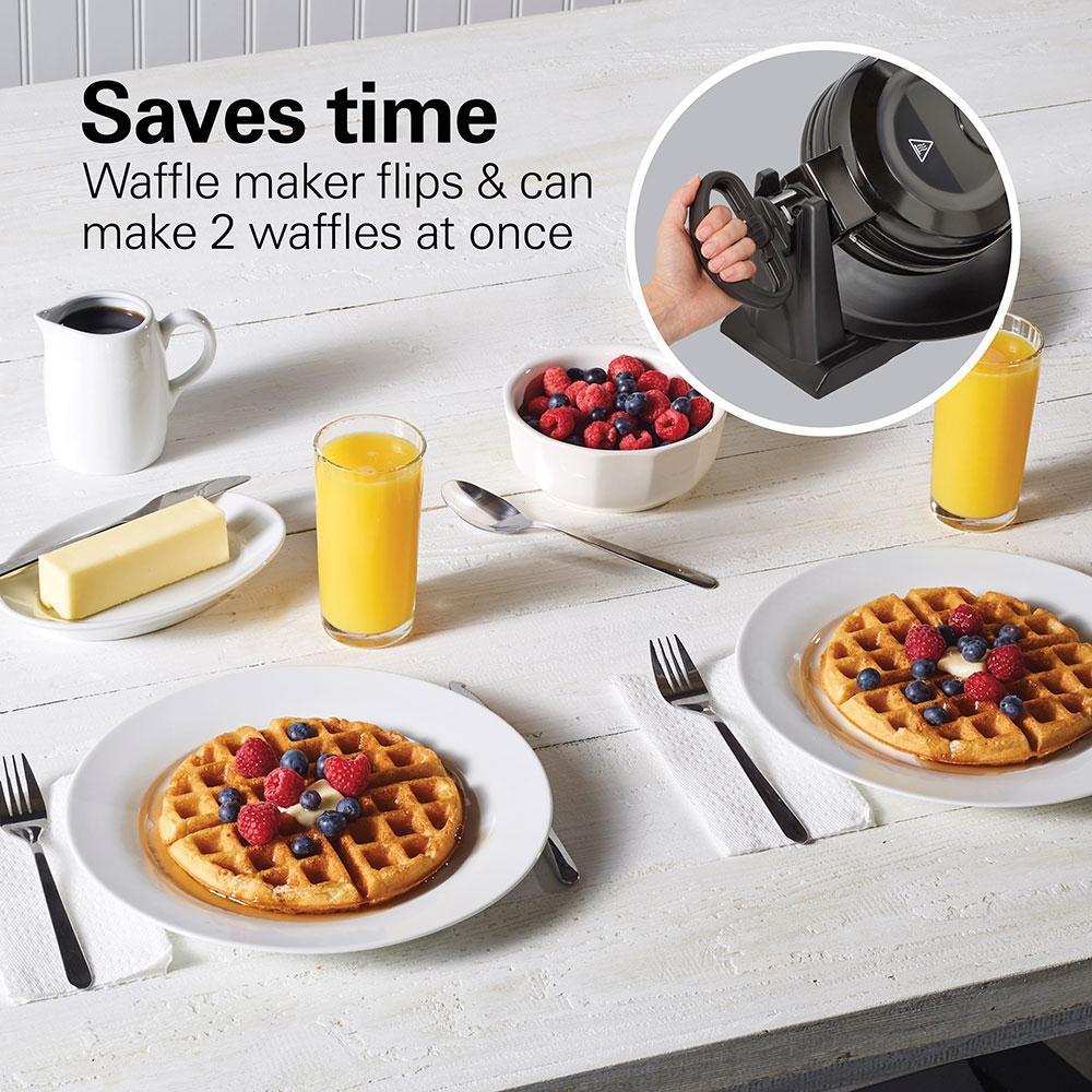 Hamilton Beach Double Belgian Waffle Maker