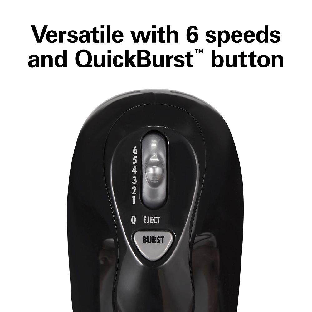 Hamilton Beach Hand Mixer With Snap-On Case