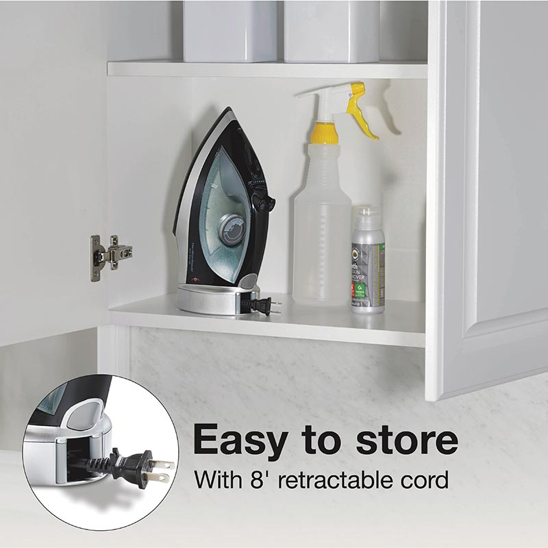 Hamilton Beach Nonstick Iron With Retractable Cord