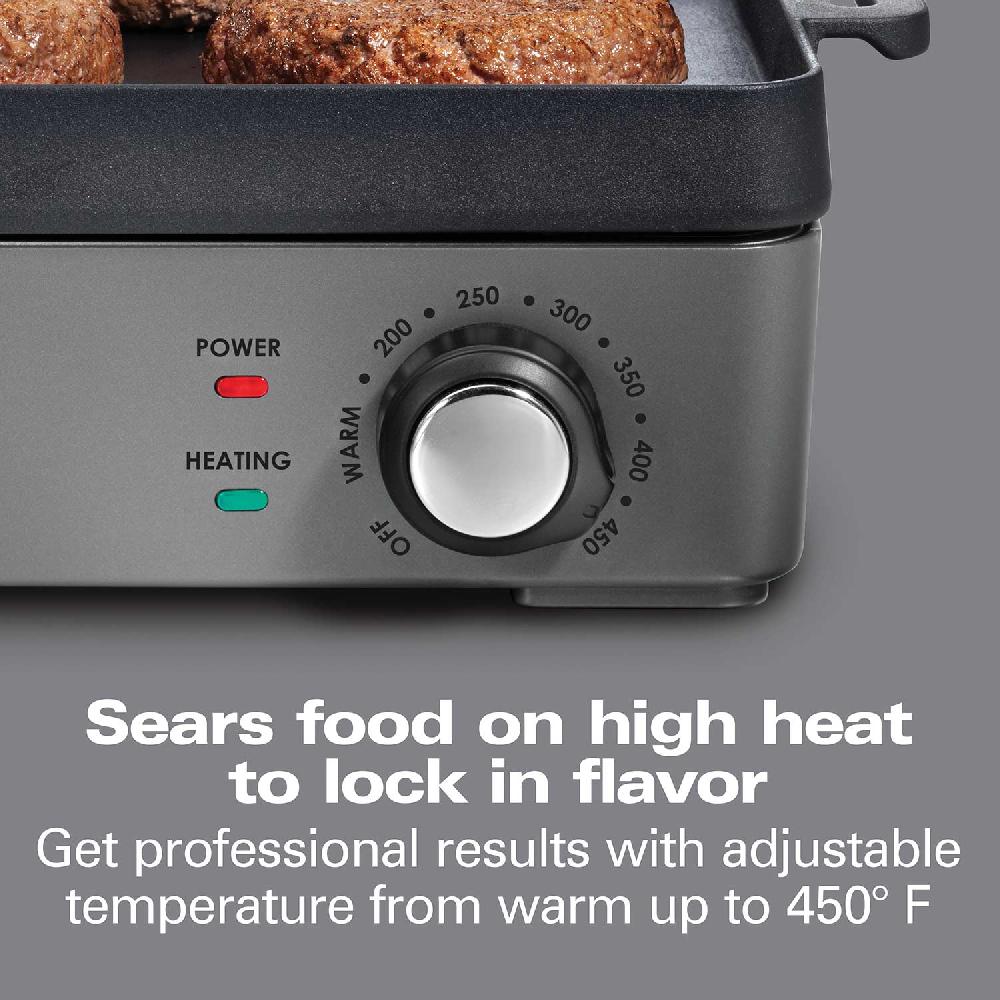 Hamilton Beach Hamilton Beach® Professional Cast Iron Electric Grill With Removable Cooktop