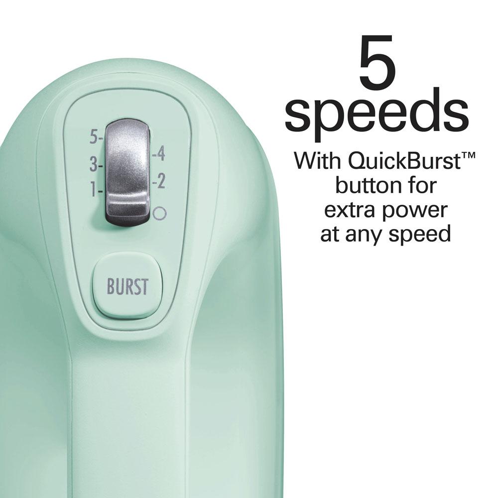 Hamilton Beach Hamilton Beach® Professional Hand Mixer 5 Speed Mint