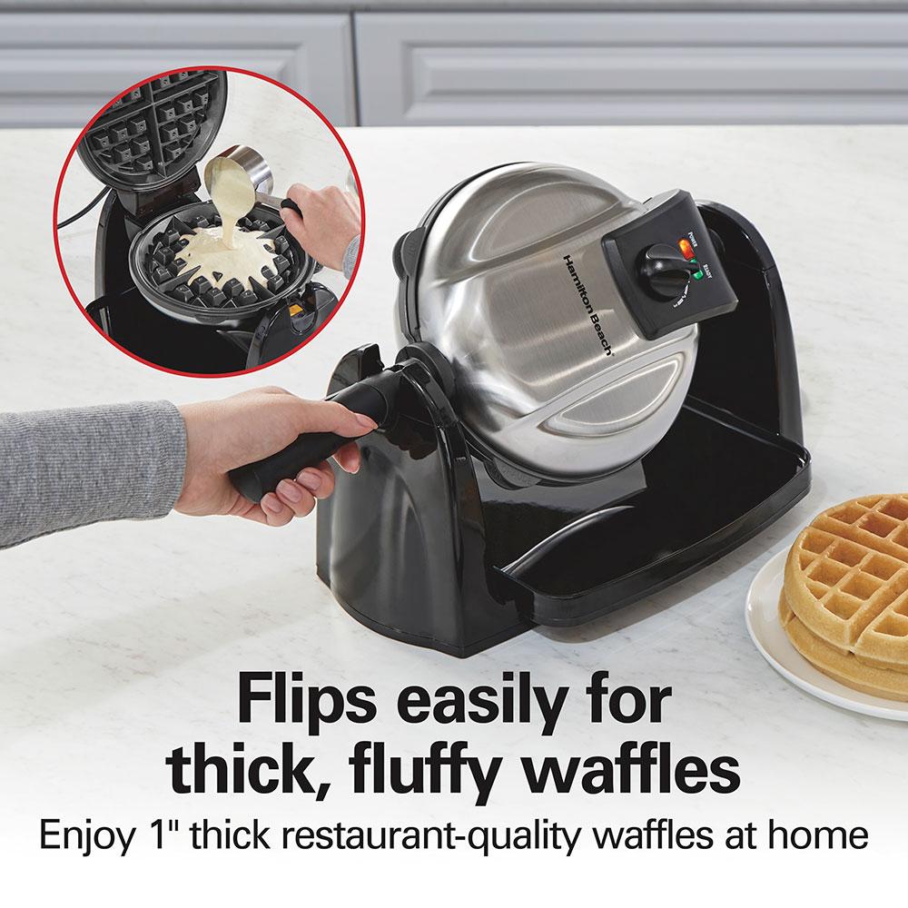 Hamilton Beach Removable-Grid Belgian Waffle Maker