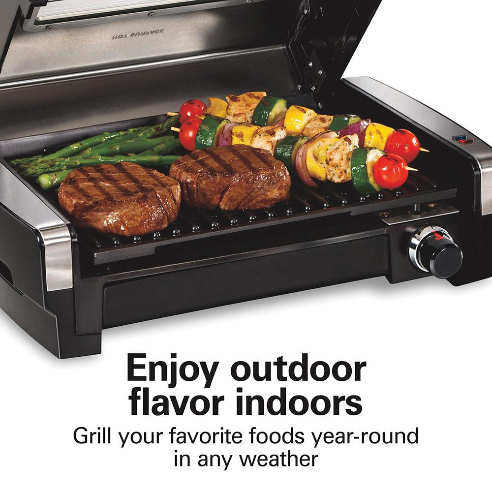 Hamilton Beach Searing Grill With Lid Window