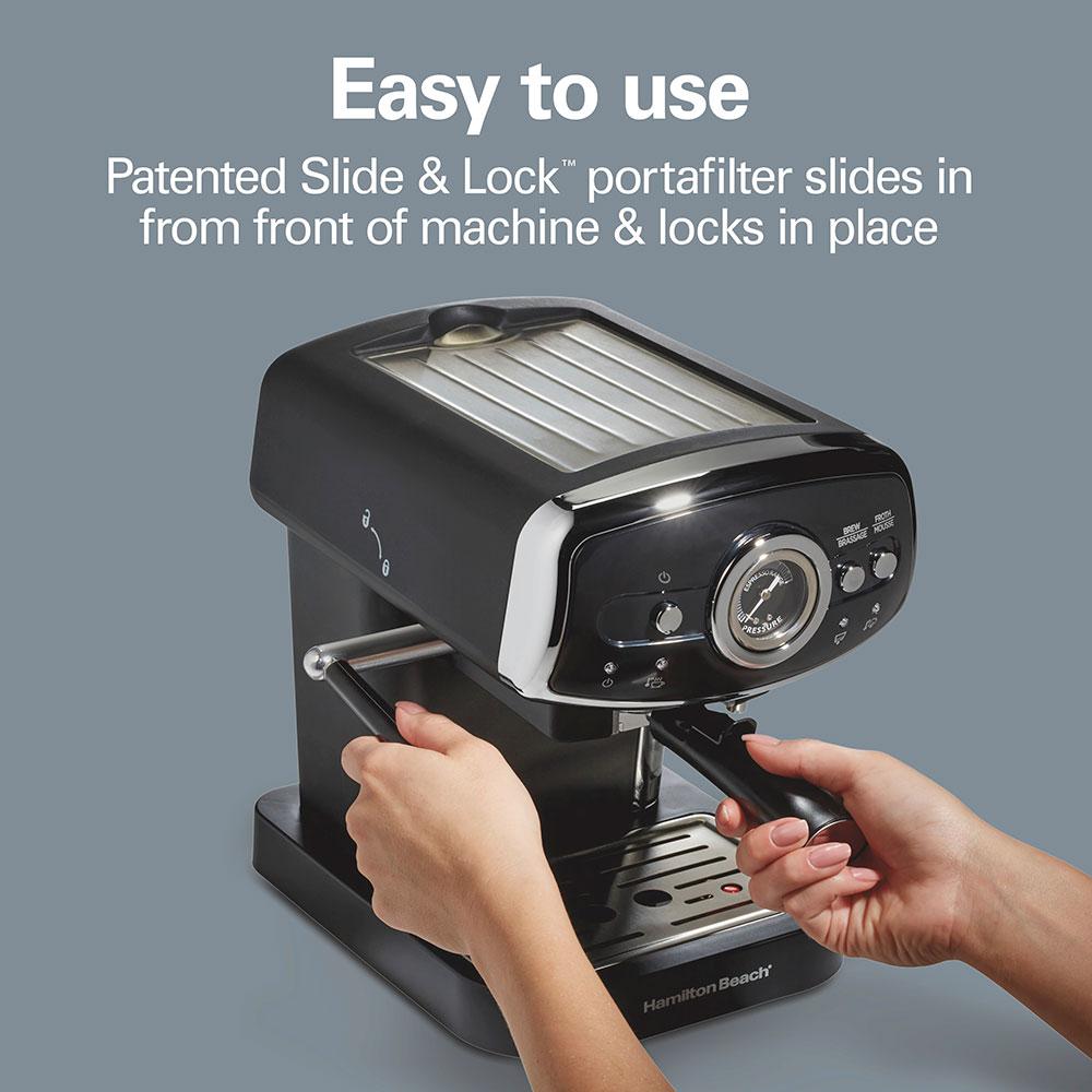 Hamilton Beach Slide & Lock™ Espresso Maker