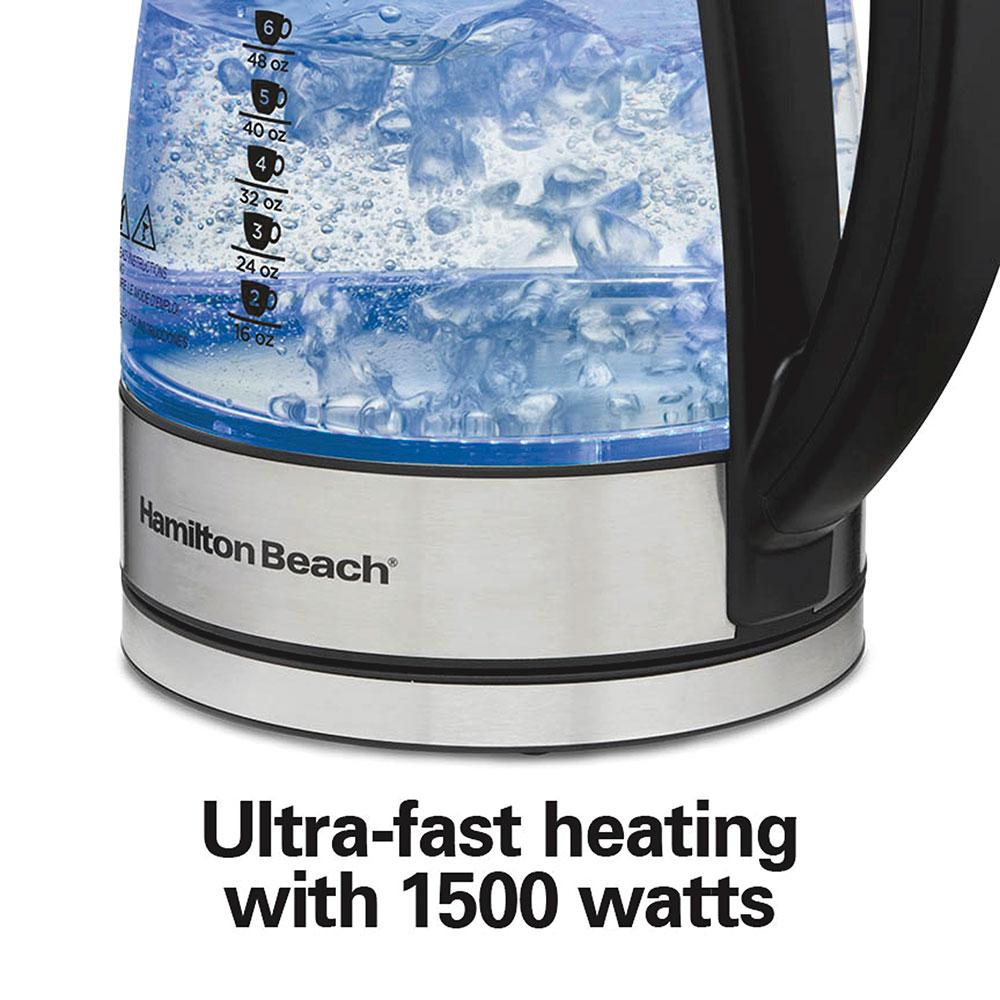 Hamilton Beach Temperature-Control Glass Kettle