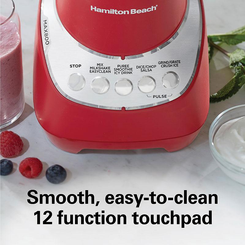 Hamilton Beach Wave~Action® Quiet Blender Red