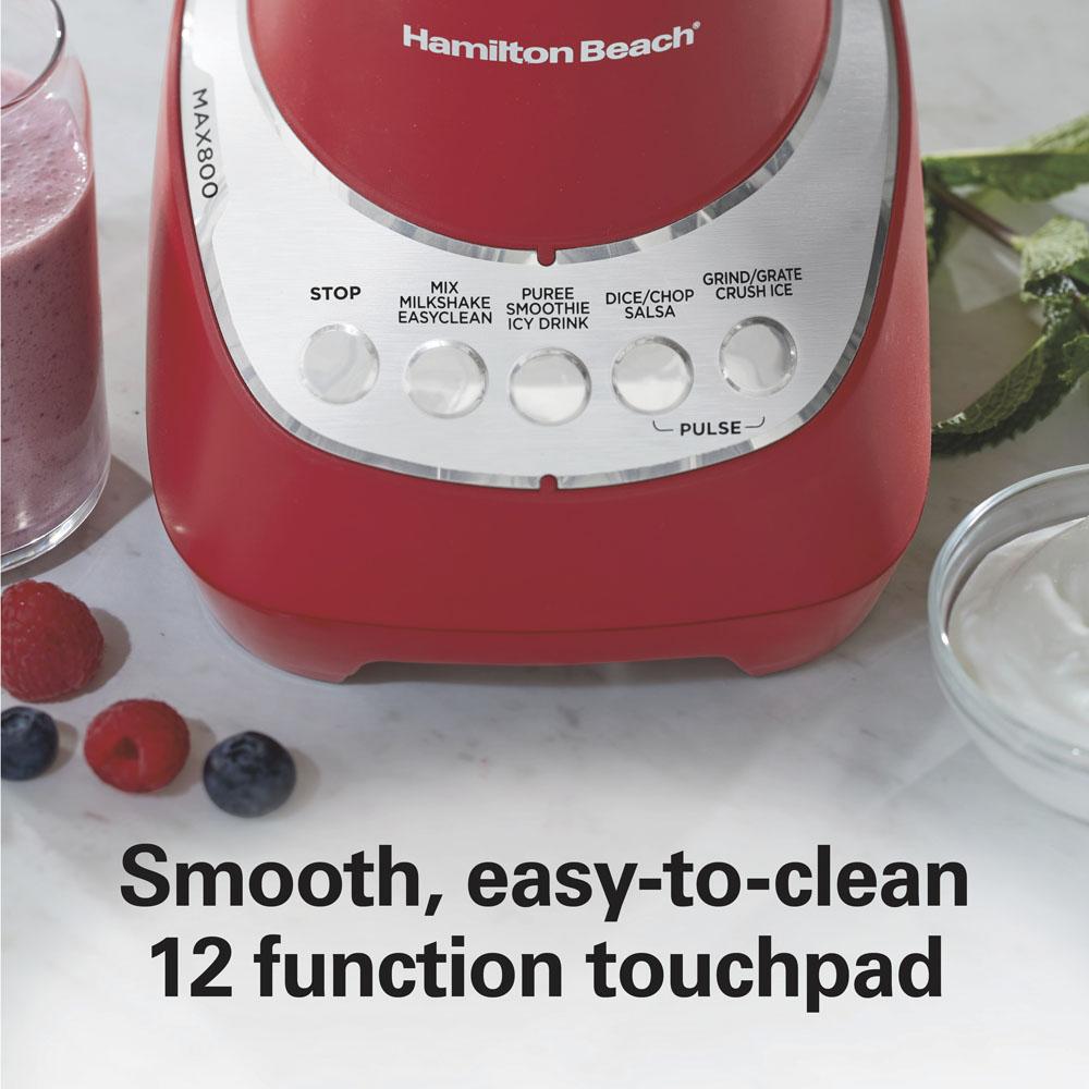 Hamilton Beach Wave~Action® Quiet Blender Red