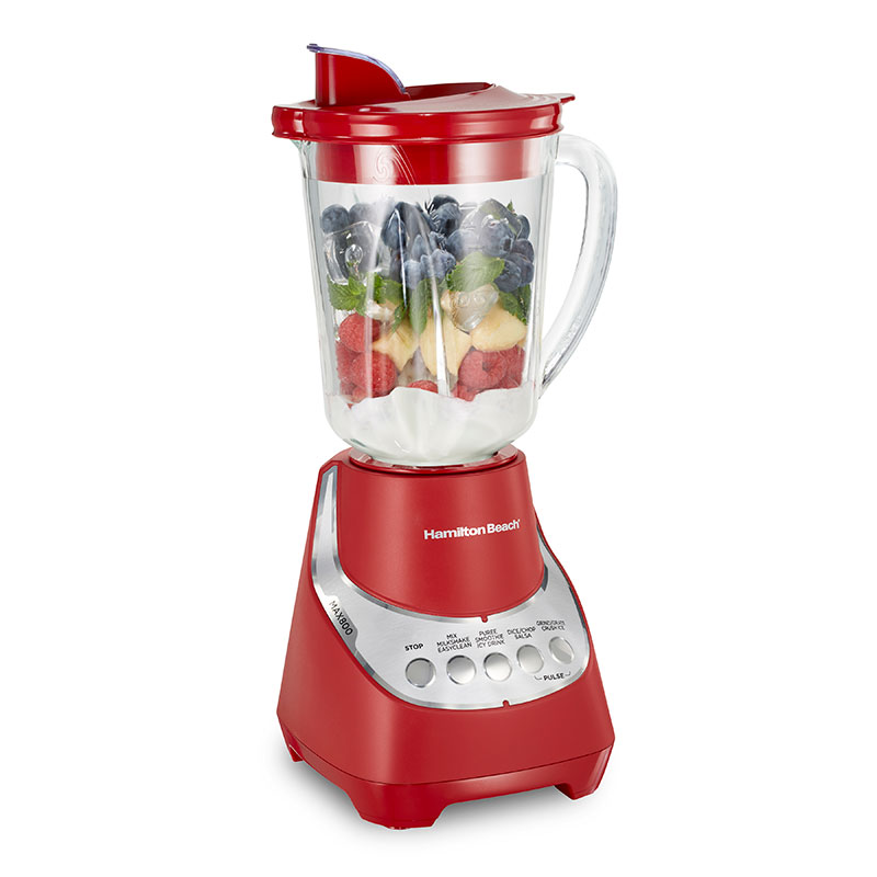 hamilton beach Wave~Action® Quiet Blender Red