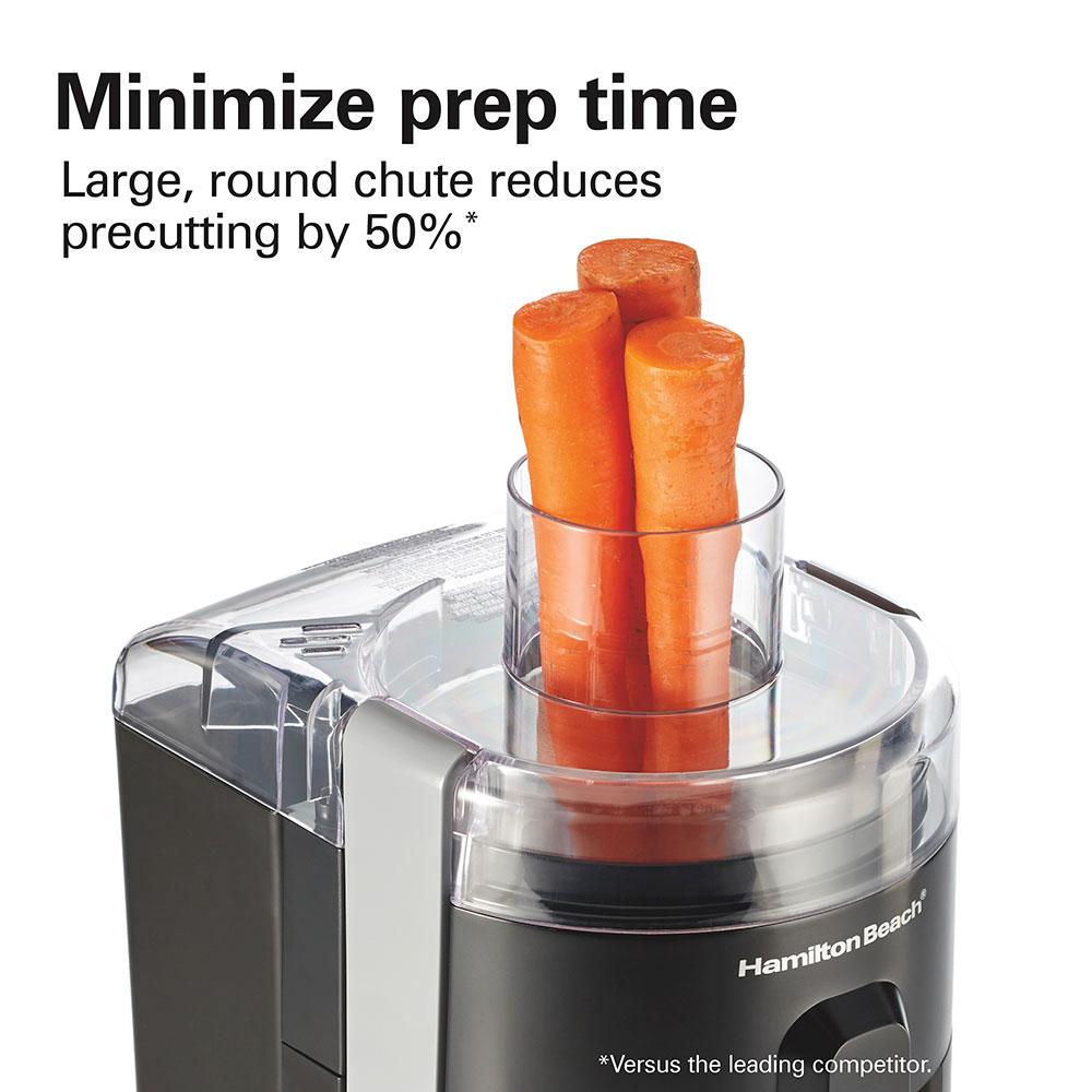 Hamilton Beach HealthSmart® Compact Juice Extractor Black & Grey