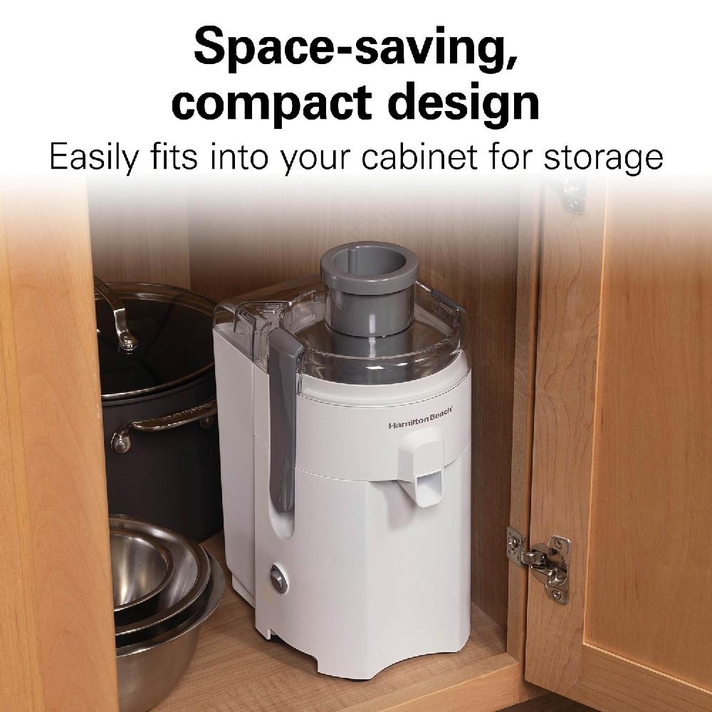 Hamilton Beach HealthSmart® Compact Juice Extractor  White