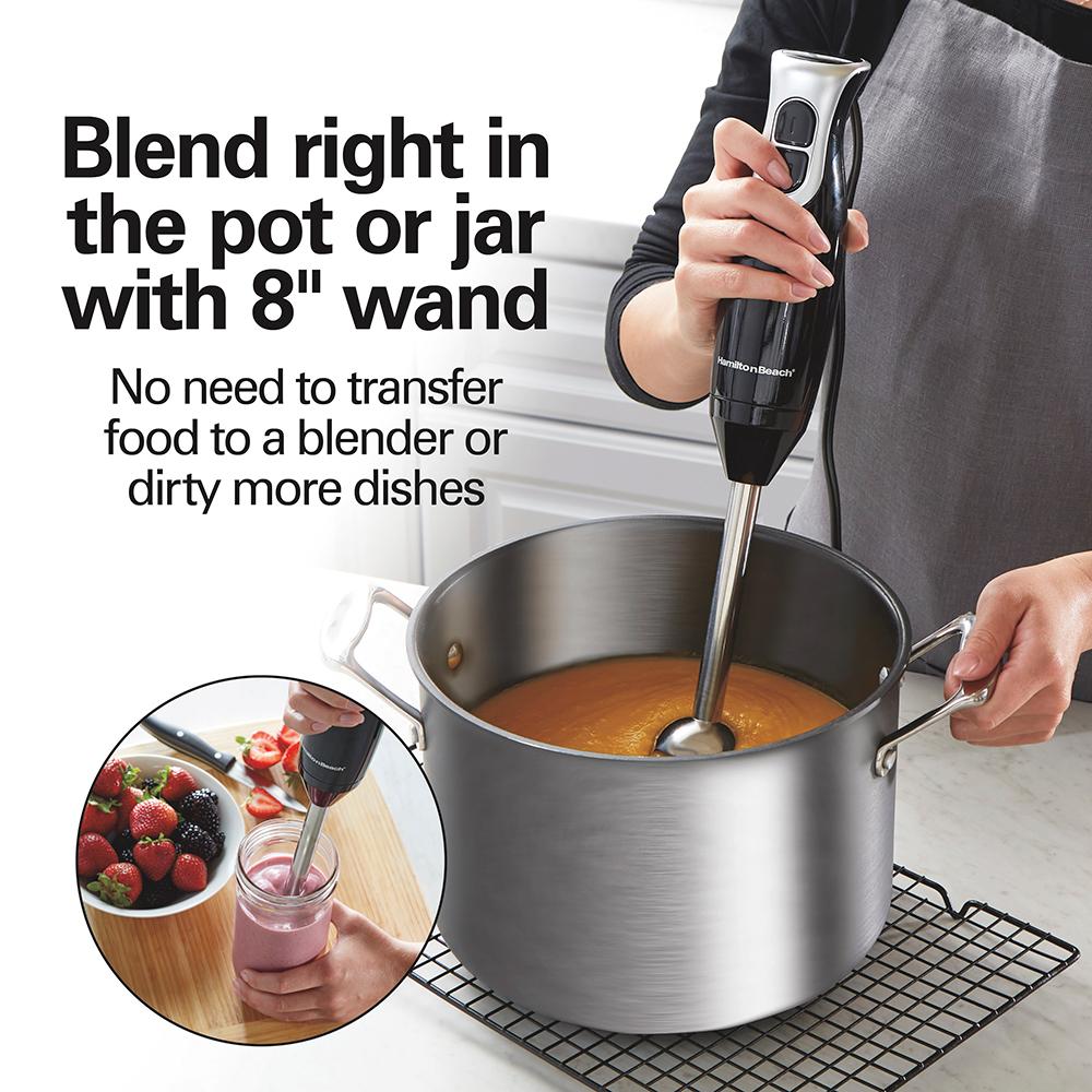 Hamilton Beach Immersion Blender With 3 Attachments