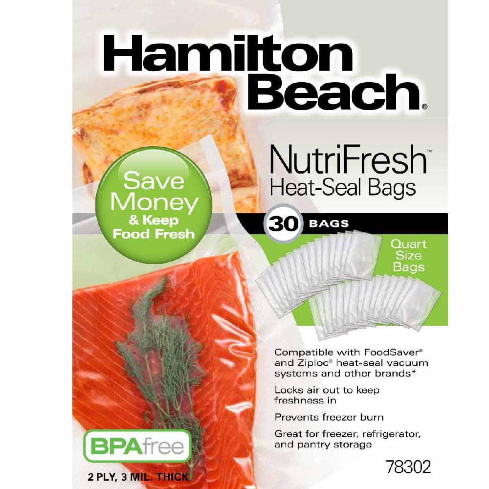hamilton beach NutriFresh™ Quart Heat Seal Bags 30 Count