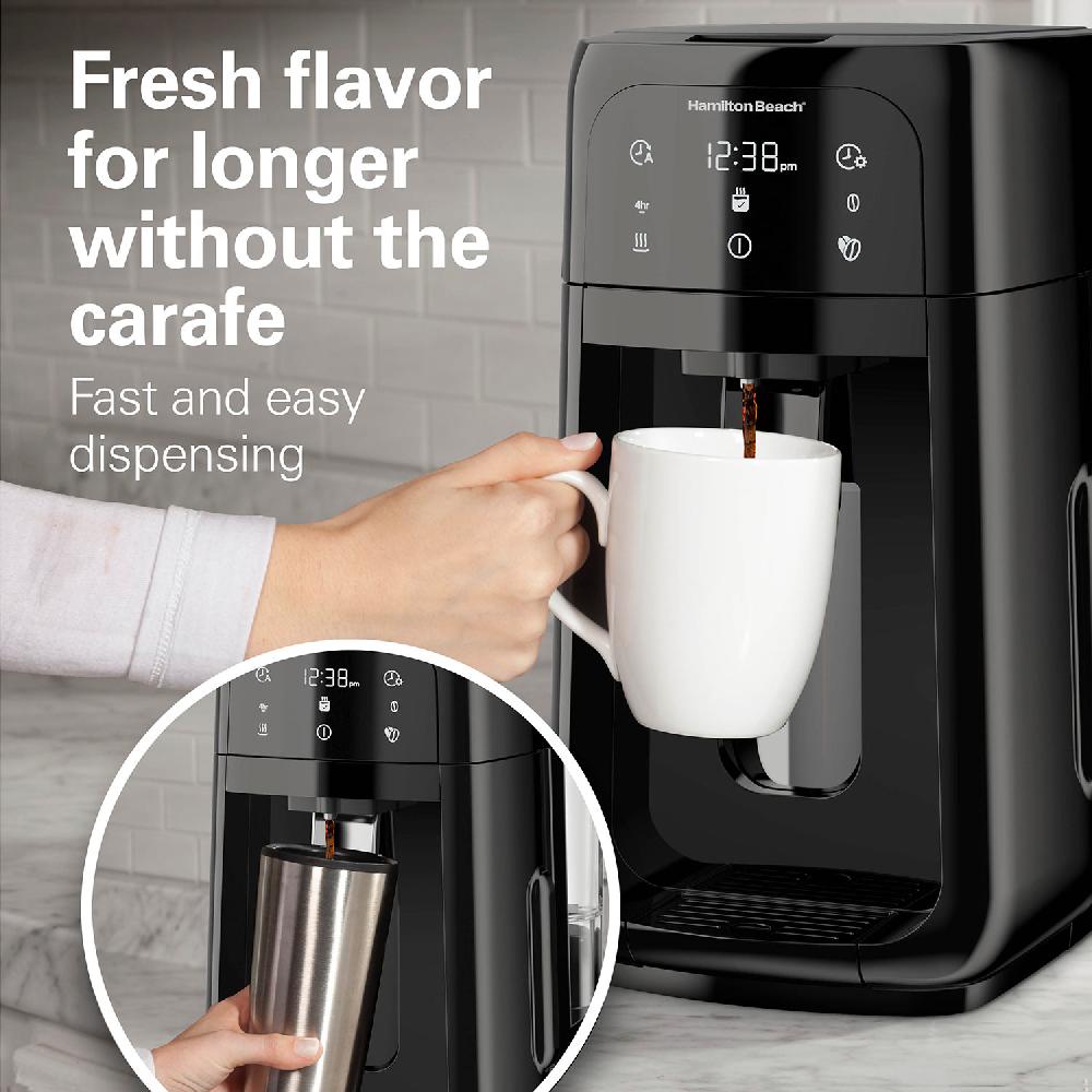 Hamilton Beach One Press® Dispensing Coffee Maker 12 Cup