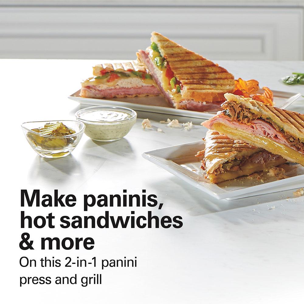 Hamilton Beach Panini Press & Indoor Grill Stainless Steel