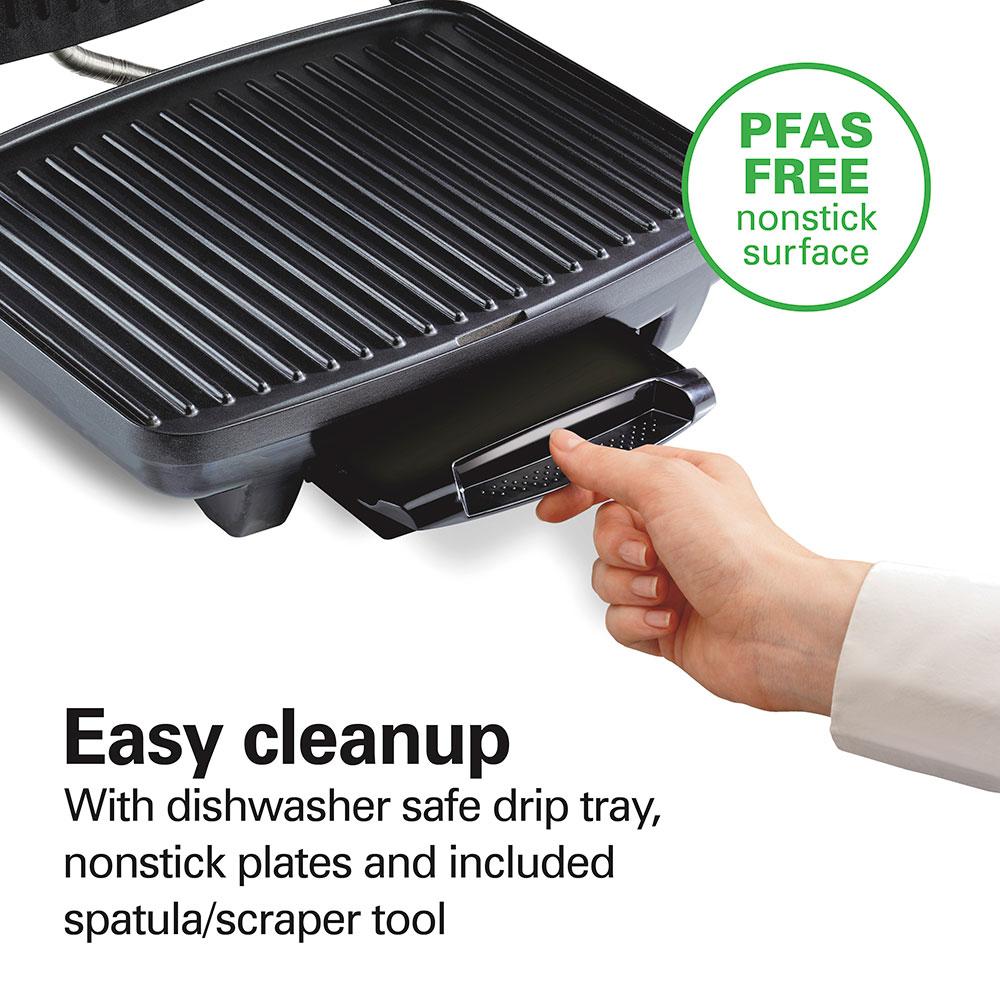 Hamilton Beach Panini Press & Indoor Grill Stainless Steel
