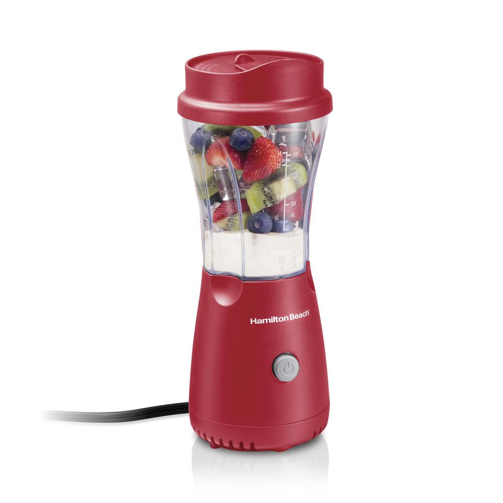 hamilton beach Personal Blender with Travel Lid Red