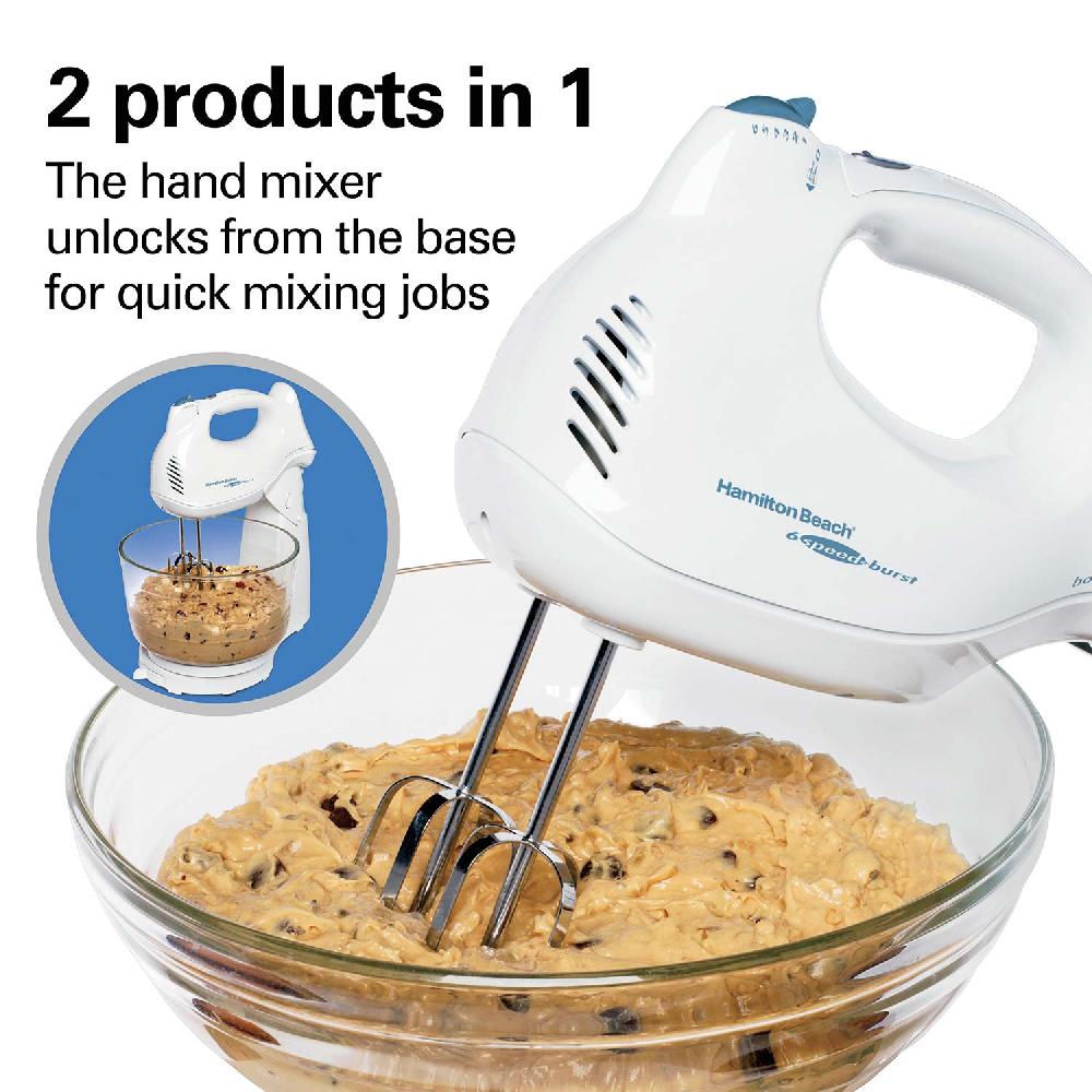 Hamilton Beach Power Deluxe™ 6 Speed Hand/Stand Mixer