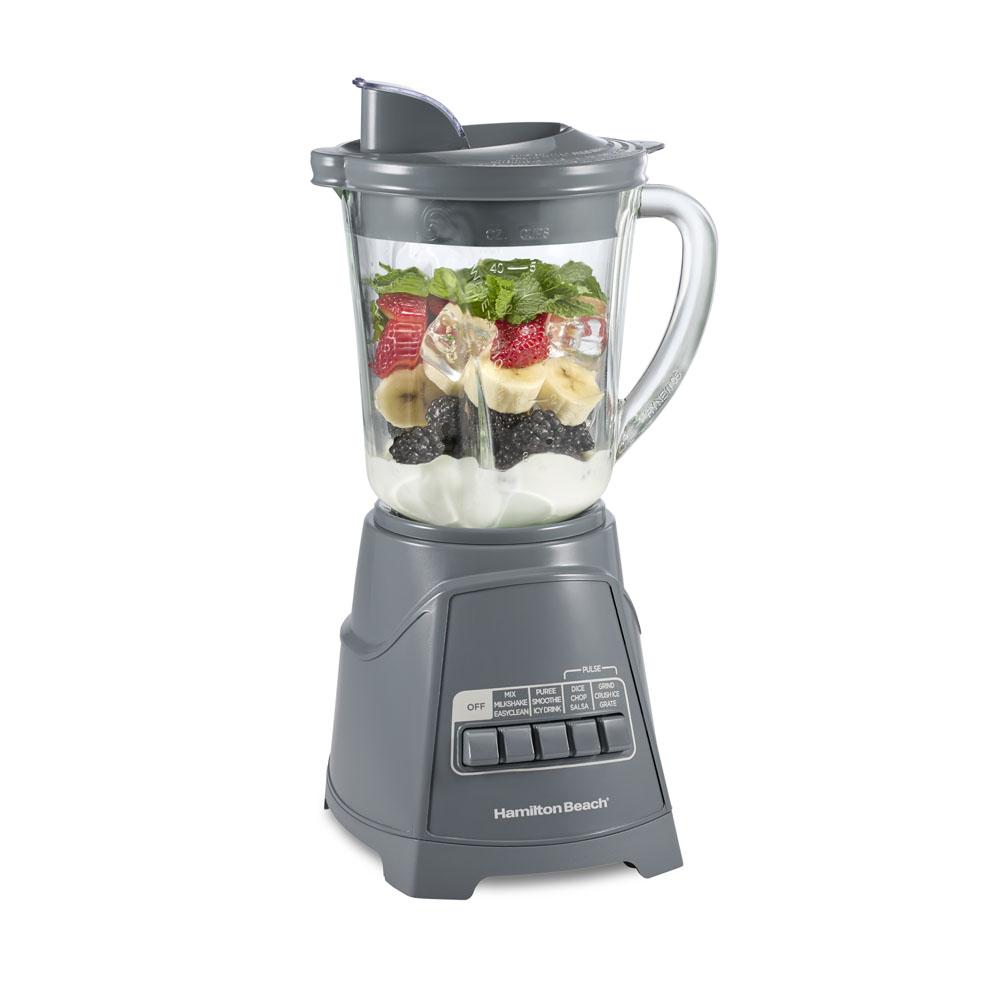 hamilton beach Power Elite™ Blender with 40 oz. Glass Jar Gray