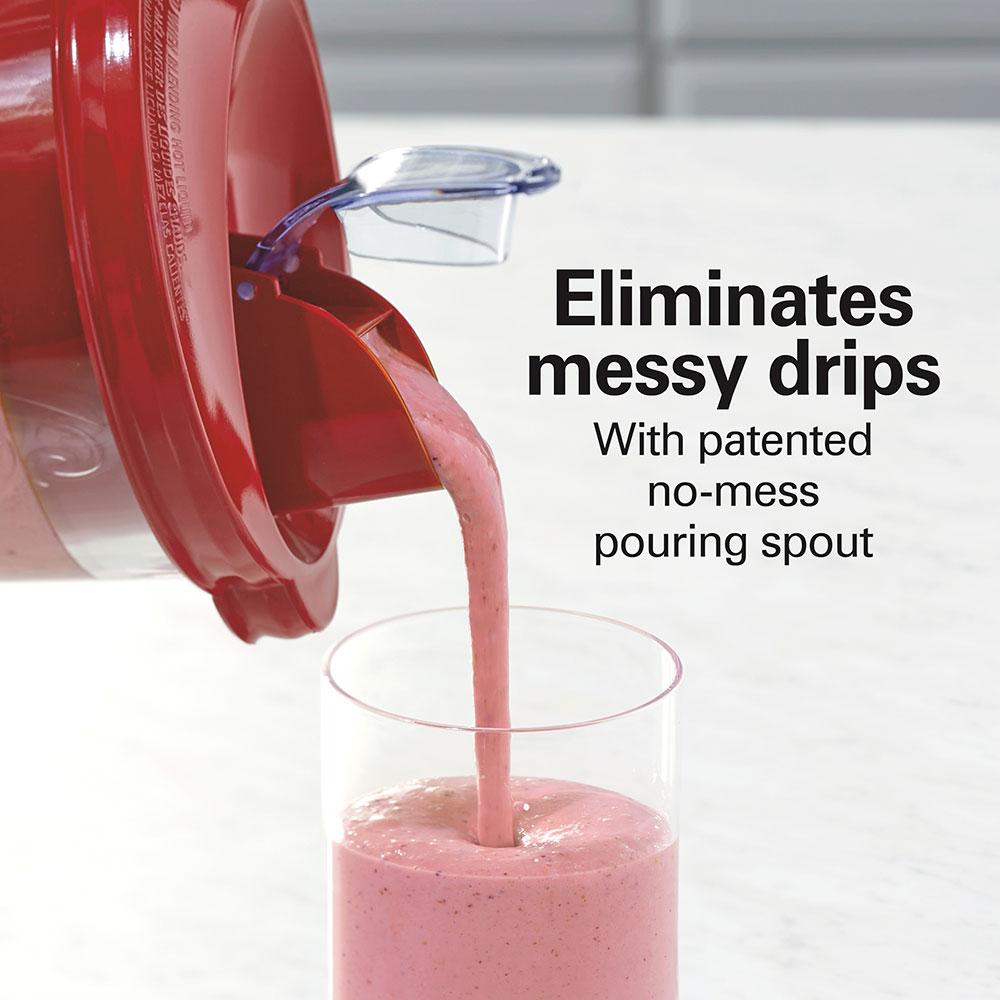 Hamilton Beach Power Elite™ Blender With 40 Oz. Glass Jar Red