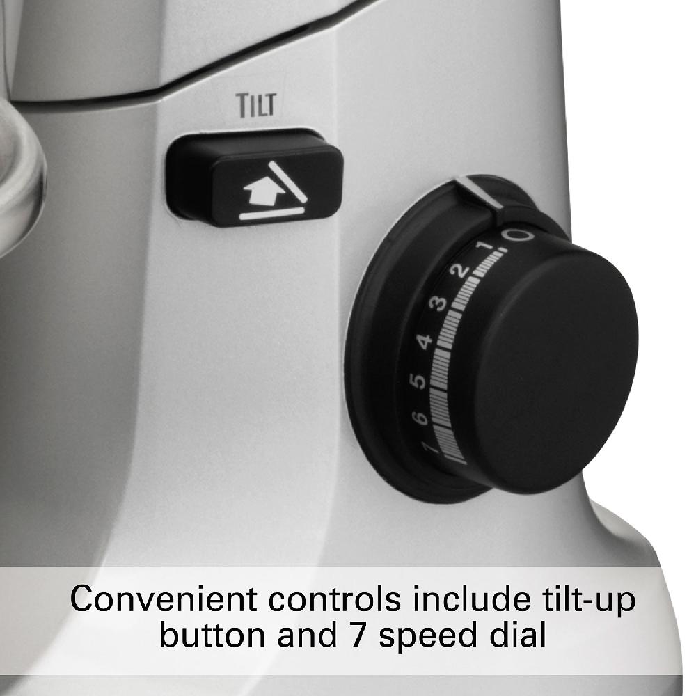 Hamilton Beach Recertified 7 Speed Stand Mixer 4 Quart Silver