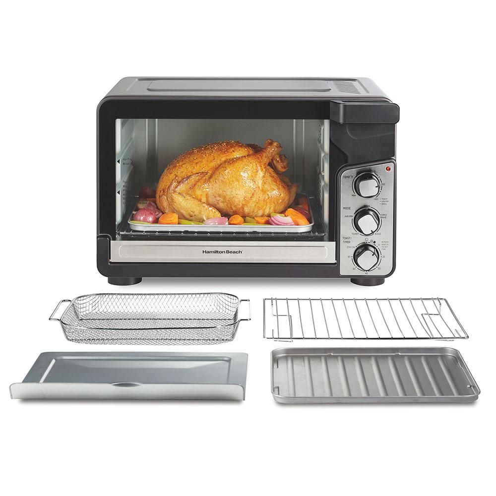 hamilton beach Recertified Easy View XL Toaster Oven with Sure-Crisp® Air Fry