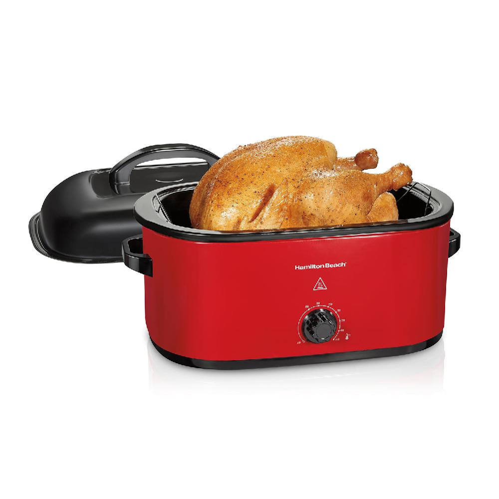hamilton beach Recertified Electric Roaster Oven 22 Quarts Red