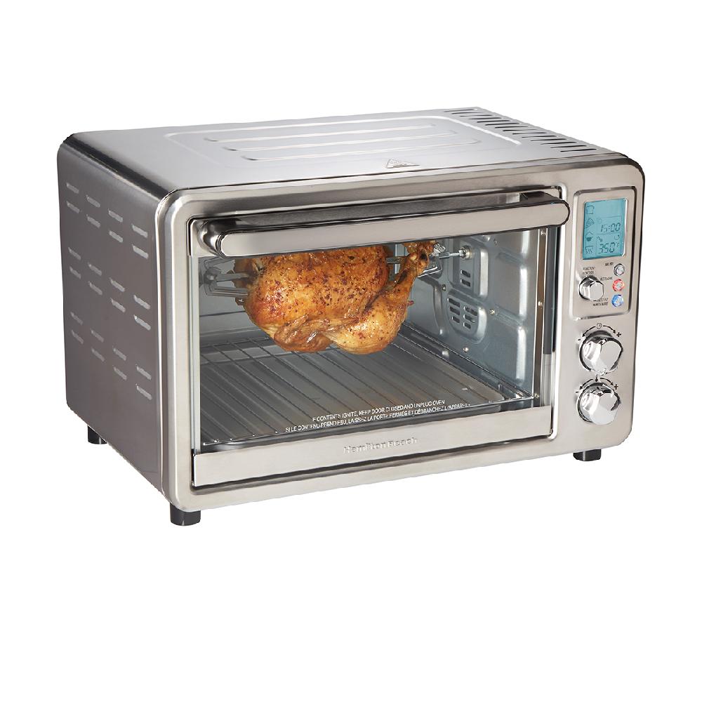 Hamilton Beach Recertified Sure-Crisp® Digital Air Fryer Toaster Oven With Rotisserie