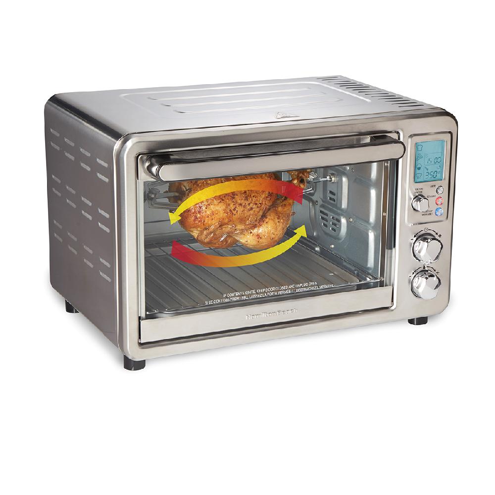 Hamilton Beach Recertified Sure-Crisp® Digital Air Fryer Toaster Oven With Rotisserie