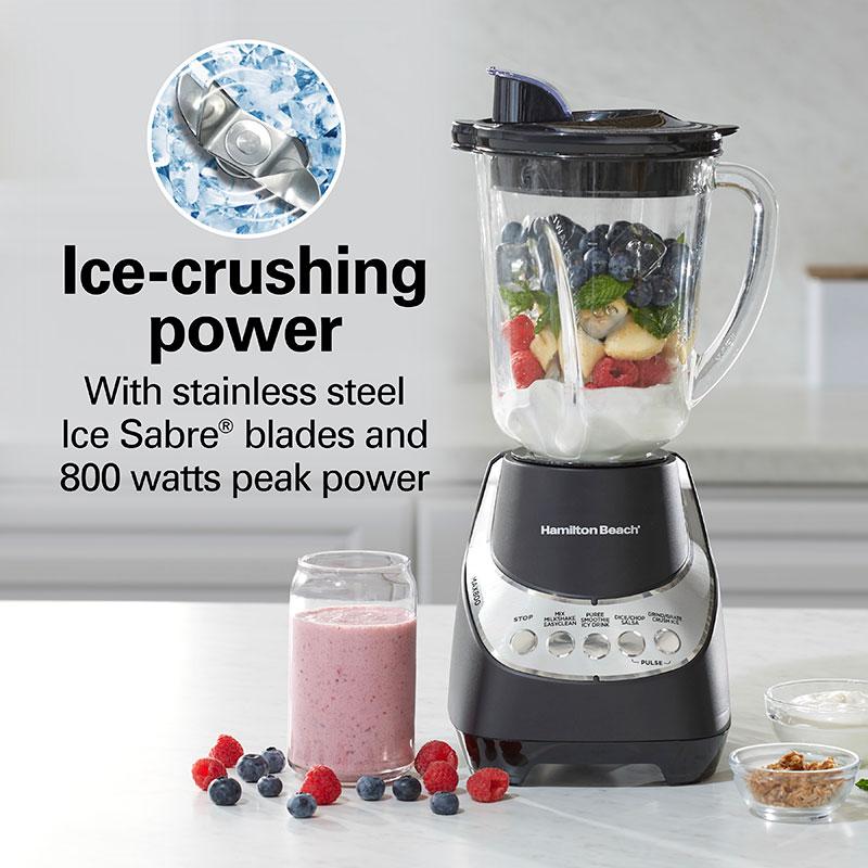 Hamilton Beach Recertified Wave~Action® Quiet Blender Black